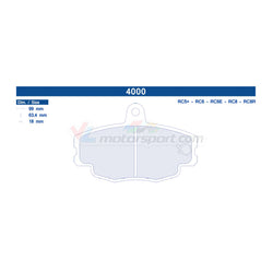 CL Brakes 4000 Jeu de plaquettes de frein