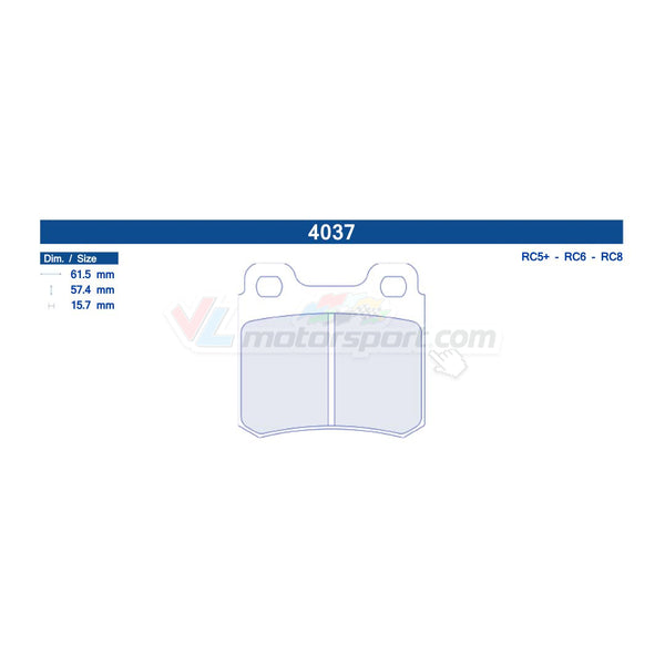 CL Brakes 4037 Juego de pastillas de freno