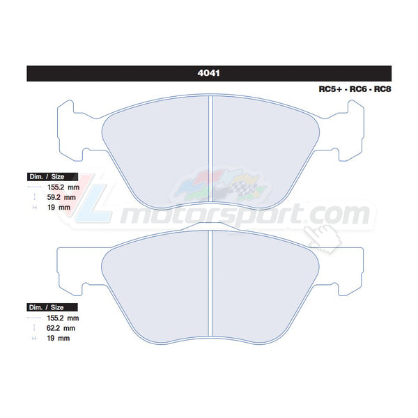 CL Brakes 4041 Jeu de plaquettes de frein