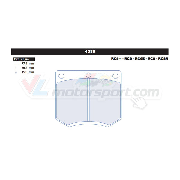 CL Brakes 4085 Jeu de plaquettes de frein