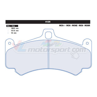 CL Brakes 4126 Jeu de plaquettes de frein