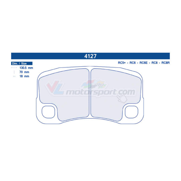 CL Brakes 4127 Juego de pastillas de freno