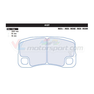 CL Brakes 4127 Jeu de plaquettes de frein