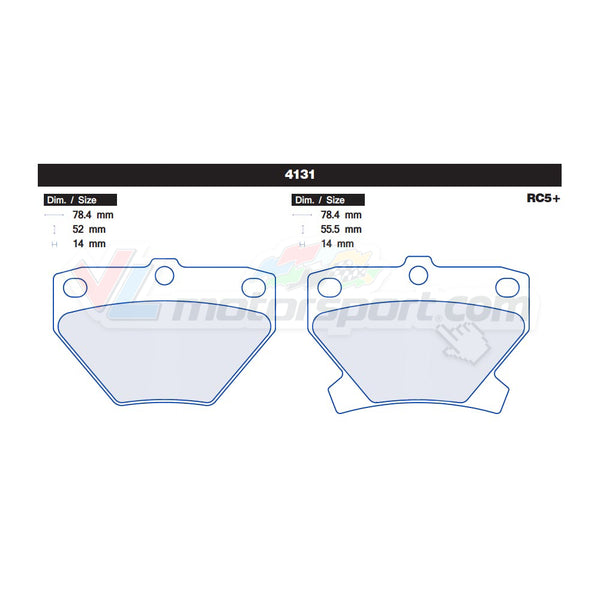 CL Brakes 4131 Juego de pastillas de freno