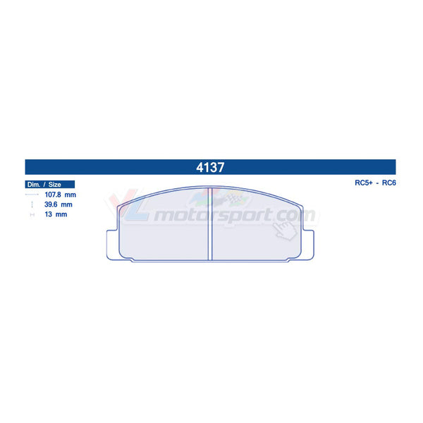 CL Brakes 4137 Juego de pastillas de freno