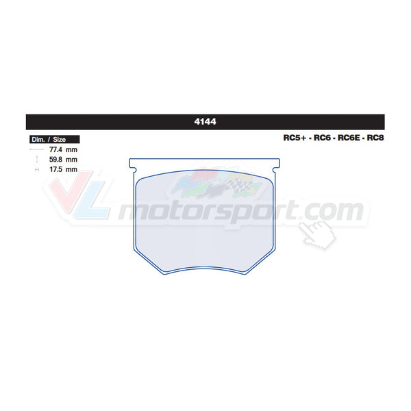 CL Brakes 4144 Jeu de plaquettes de frein