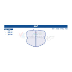 CL Brakes 4147 Jeu de plaquettes de frein