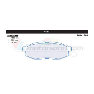 CL Brakes 4183 Juego de pastillas de freno