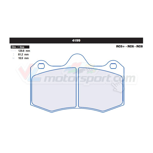 CL Brakes 4199 Juego de pastillas de freno