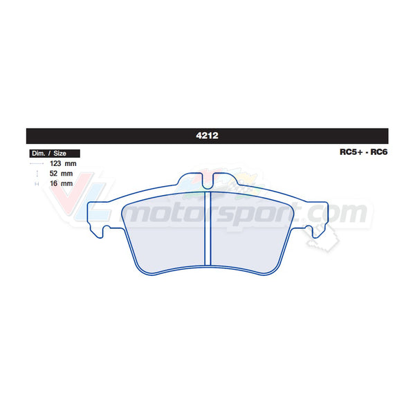 CL Brakes 4212 Juego de pastillas de freno