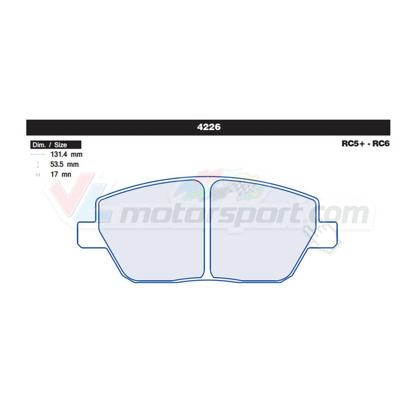 CL Brakes 4226 Juego de pastillas de freno