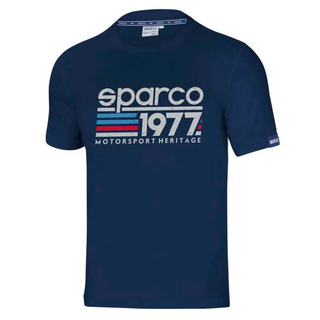 Camiseta Sparco 1977 azul marino