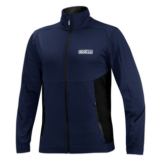 Chaqueta Sparco Full Zip Sweatshirt Azul Marino/Negro