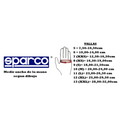 Guantes Sparco Karting Blizzard KG-3 Azul
