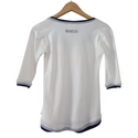 T-shirt Sparco Donna Blanc/Bleu Marine