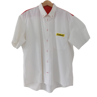 Camiseta Sabelt manga corta Blanco/Rojo Saldo
