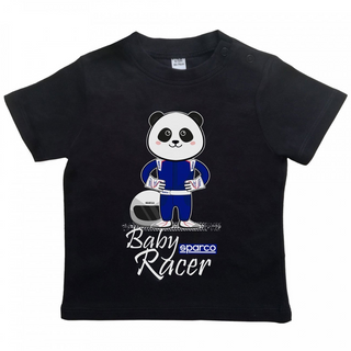 Camiseta Baby Racer Negro